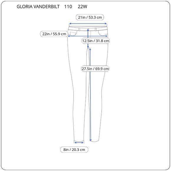 Gloria Vanderbilt Amanda 22W Dark Wash Jeans Straight Leg Stretch Denim SL90E - Picture 2 of 10